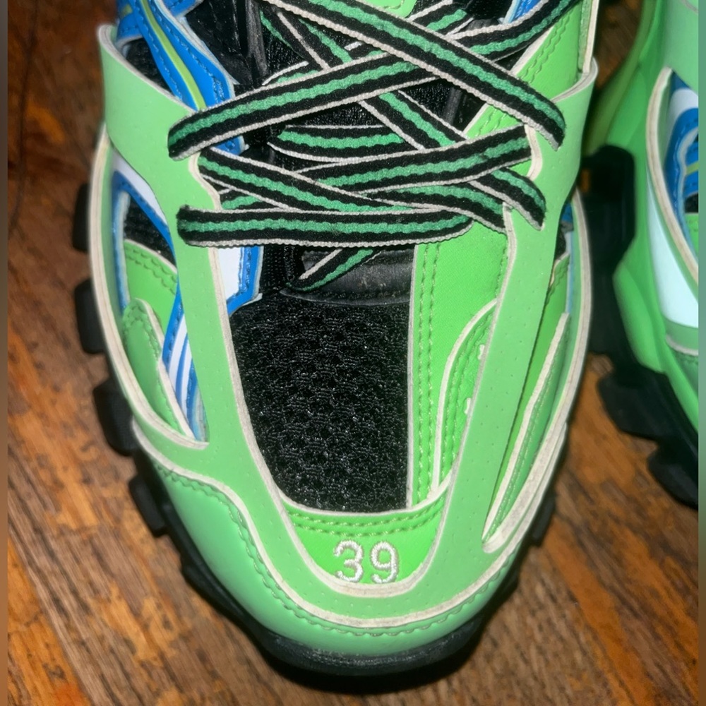 Balenciaga Track Sneaker 'Blue Green' *Used* - Picture 5 of 8